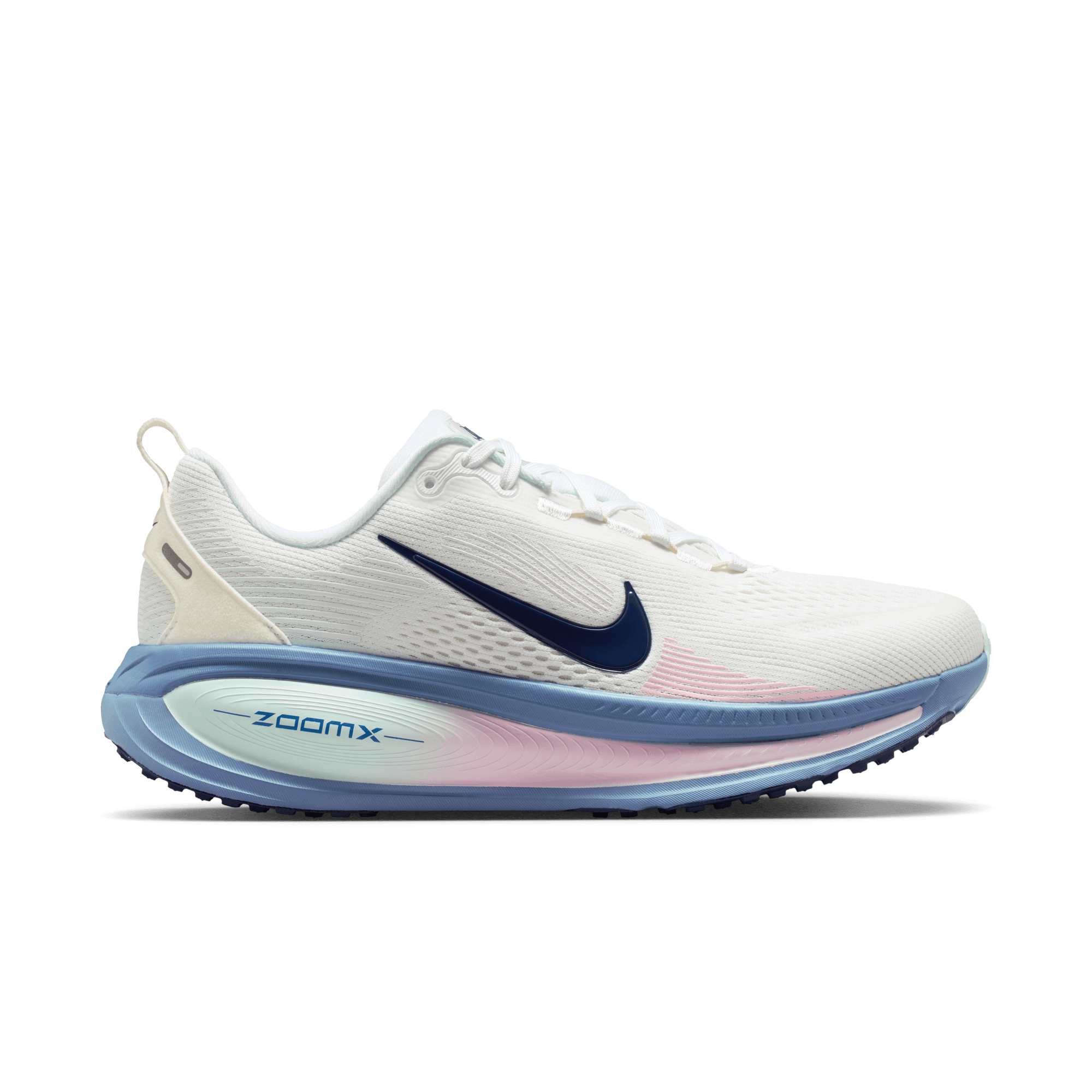 Nike Vomero 18 "White/Midnight Navy/Work Blue" Women's Road Running Shoe - WHITE/NAVY/GREEN